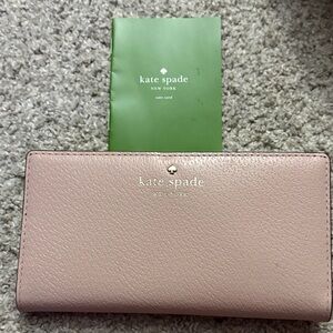 Kate Spade Blush Pink Textured Clutch